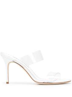 Manolo Blahnik босоножки с прозрачными ремешками