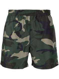 Carhartt WIP шорты-бермуды с камуфляжным принтом