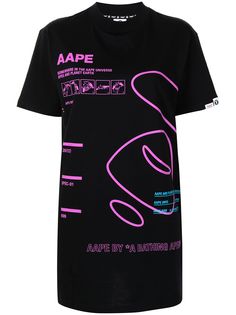 AAPE BY *A BATHING APE® футболка с принтом Universe