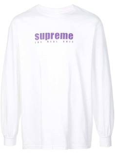 Supreme футболка с логотипом