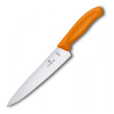 Нож кухонный Victorinox Swiss Classic (6.8006.19L9B) стальной разделочный для мяса лезв.190мм прямая