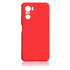 Чехол (клип-кейс) DF poOriginal-04, для Xiaomi Poco F3, красный [df pooriginal-04 (red)]