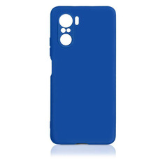 Чехол (клип-кейс) DF poOriginal-04, для Xiaomi Poco F3, синий [df pooriginal-04 (blue)]
