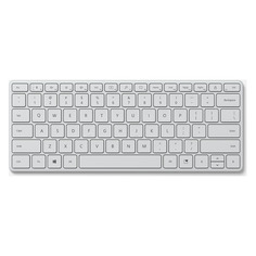 Клавиатура Microsoft Designer Compact Keyboard Monza, USB, беспроводная, белый [21y-00041]