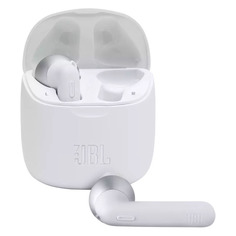 Гарнитура JBL Tune 225TWS, Bluetooth, вкладыши, белый [jblt225twswht]