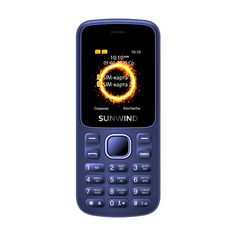 Сотовый телефон SUNWIND CITI A1701, синий
