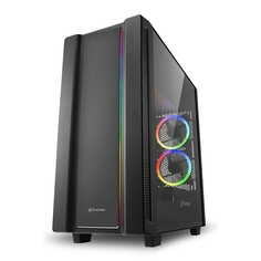 Компьютерный корпус Sharkoon REV220 RGB (черный)