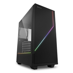 Компьютерный корпус Sharkoon RGB FLOW (черный)