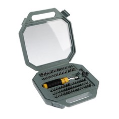 Отвертка с набором бит и головок тундра, реверсивная, в кейсе, 69 предметов Tundra