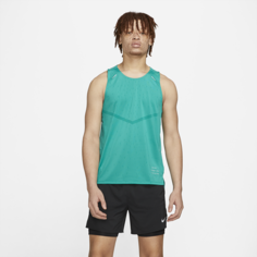 Мужская беговая майка Nike Rise 365 Run Division - Зеленый