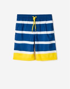 Пляжные шорты в полоску для мальчика Gloria Jeans