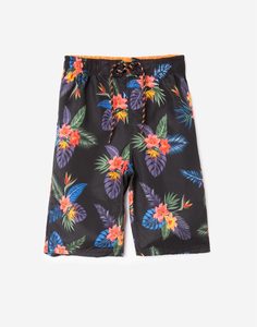 Пляжные шорты с тропическим принтом мужские Gloria Jeans