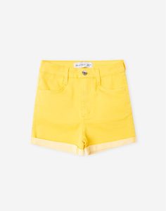 Желтые джинсовые шорты Legging для девочки Gloria Jeans