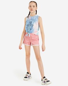 Светло-розовые шорты Legging для девочки Gloria Jeans