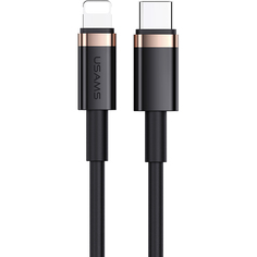 Кабель USAMS US-SJ485 U63 USB Type-C - Lightning 2 м черный