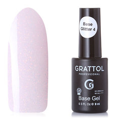 Grattol, База Rubber Glitter №4