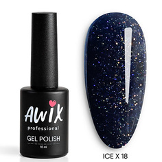 AWIX Professional, Гель-лак Ice X №018