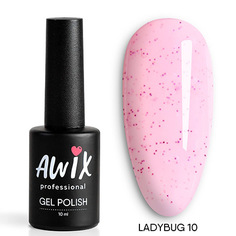 AWIX Professional, Гель-лак Ladybug №10