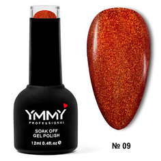 YMMY Professional, Гель-лак 9D Cat`s Eye «Хрустальные» №009