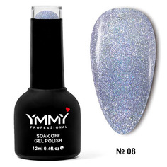 YMMY Professional, Гель-лак 9D Cat`s Eye «Хрустальные» №008