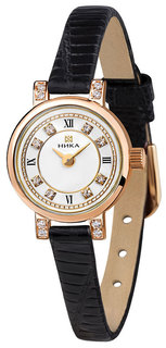 Золотые женские часы в коллекции Фиалка Ника Nika