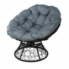 Кресло с пружиной papasan (ecodesign) серый 98x80x88 см.