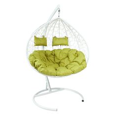 Подвесное кресло двухместное (ecodesign) зеленый 103x186x103 см.