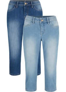 Капри джинсовые (2 шт.) Bonprix