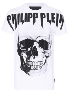 Футболка хлопковая с принтом Philipp Plein