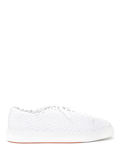 Кеды кожаные Santoni