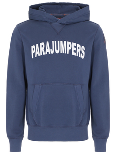 Худи хлопковое с принтом Parajumpers