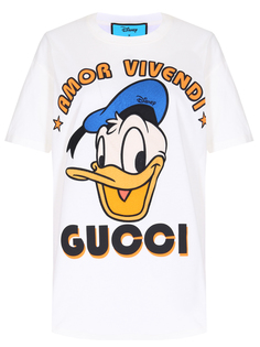 Футболка хлопковая с декором Gucci