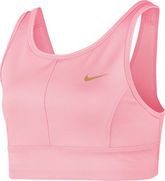 Спортивный топ бра для девочек Nike Swoosh Luxe, размер 137-146