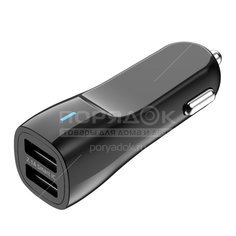 Автомобильное зарядное USB-устройство двухпортовое OLMIO 038633, 2.1 A