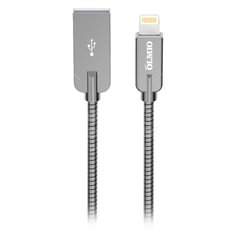 Кабель USB OLMIO для Apple Lightning Steely 038649 , 2.1 А