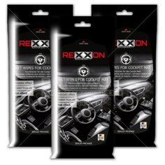 Влажные салфетки Rexxon для салона с матовым эффектом, 25 шт
