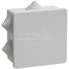 Коробка распаячная IEK UKO11-085-085-040-K41-4, 85х85х40 мм