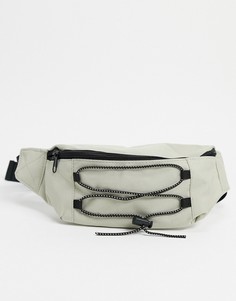 Бежевая сумка-кошелек на пояс в утилитарном стиле Only & Sons-Коричневый цвет