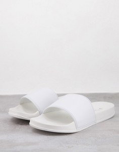 Белые шлепанцы New Look-Белый