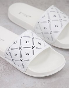 Белые шлепанцы New Look NLM-Белый