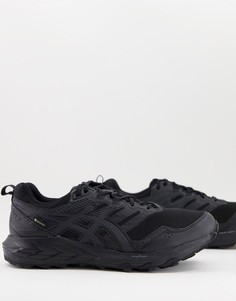 Черные кроссовки для бега по пересеченной местности Asics Trail Gel Sonoma 6 Goretex-Черный цвет