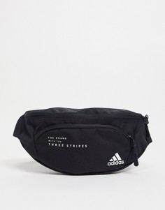 Черная спортивная сумка-кошелек на пояс с логотипом Reebok-Черный Adidas