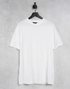 Белая футболка бойфренда New Look-Белый
