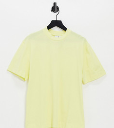 Бледно-желтая футболка из органического хлопка COLLUSION Unisex-Желтый