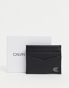 Черная визитница с отделением для монет Calvin Klein Jeans-Черный