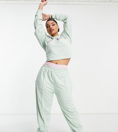 Oversized-джоггеры оттенка зеленой воды от комплекта ASOS DESIGN Curve-Зеленый цвет