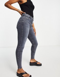 Дымчато-синие джинсы Topshop Jamie-Голубой