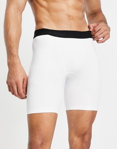 Спортивные шорты-тайтсы из быстросохнущей ткани ASOS 4505-Белый