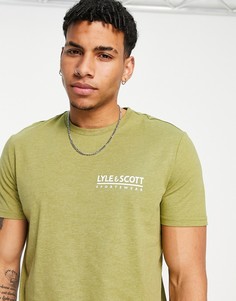 Зеленая футболка с маленьким логотипом Lyle & Scott Sport Pendle-Зеленый