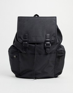 Рюкзак черного цвета и цвета оружейного металла French Connection-Черный цвет